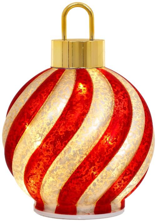 Candy Swirl Tabletop with LED - 6x8.5 Inches