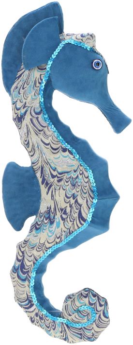 Glittered Seahorse Ornament - 20 Inches