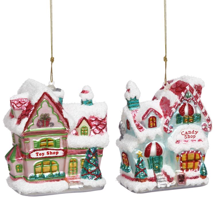 Toy Shop Ornament, Assortment of 2 -4 Inches