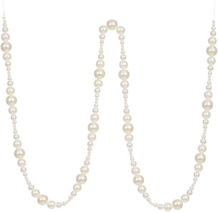 PEARL BALL GARLAND 6FT