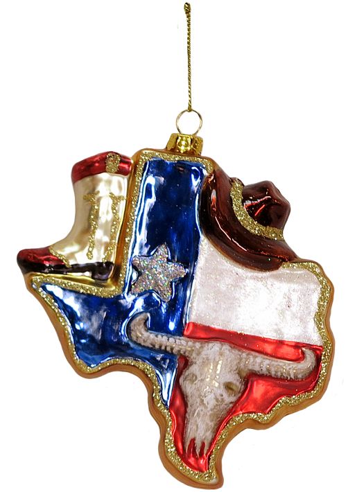 Texas State Ornament - 3.5 Inches