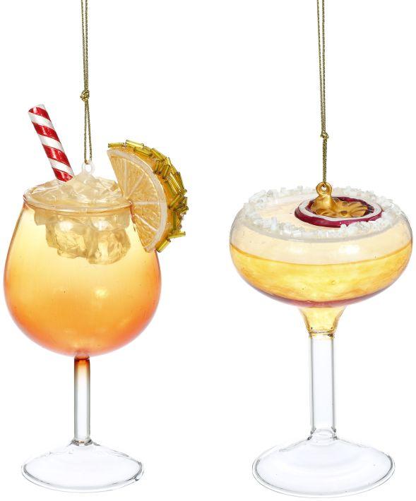 Cocktail Ornament, Assortment of 2 -3 Inches
