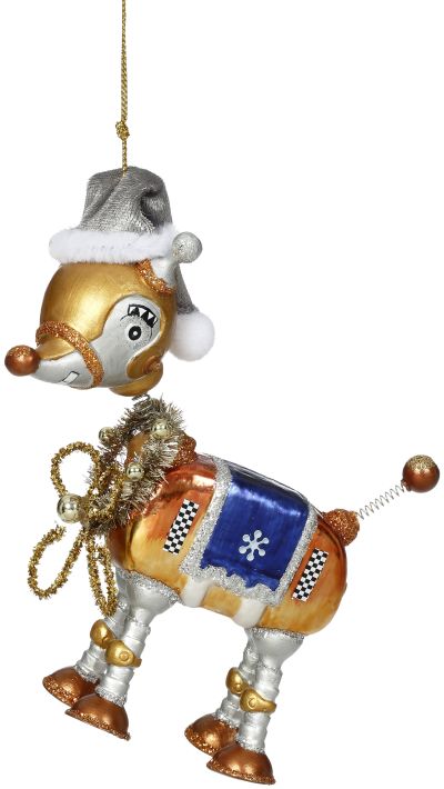 Deer Robot Ornament - 5 Inches