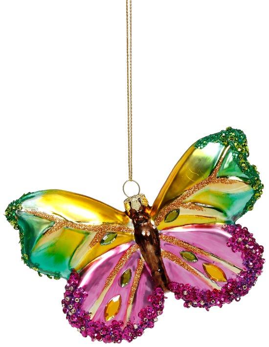 Sparkle Butterfly Ornament - 3 Inches