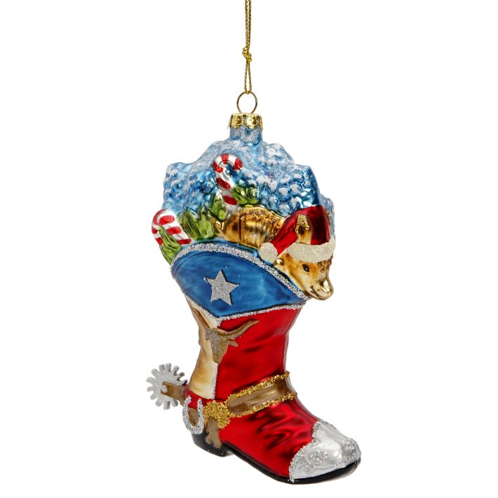 Texas Boot Ornament - 4.5 Inches
