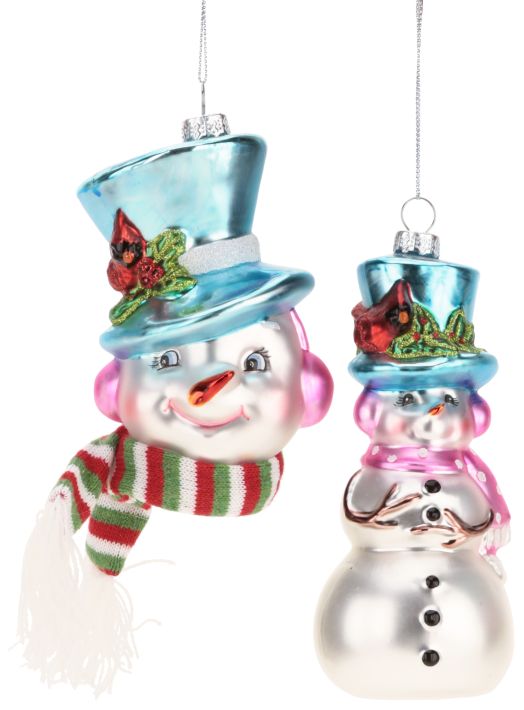 Old World Snowman Ornament - 5 Inches