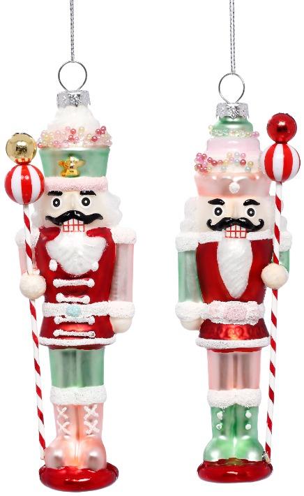 Traditional Nutcracker Ornament, Box of 6 - 6.5 Inches