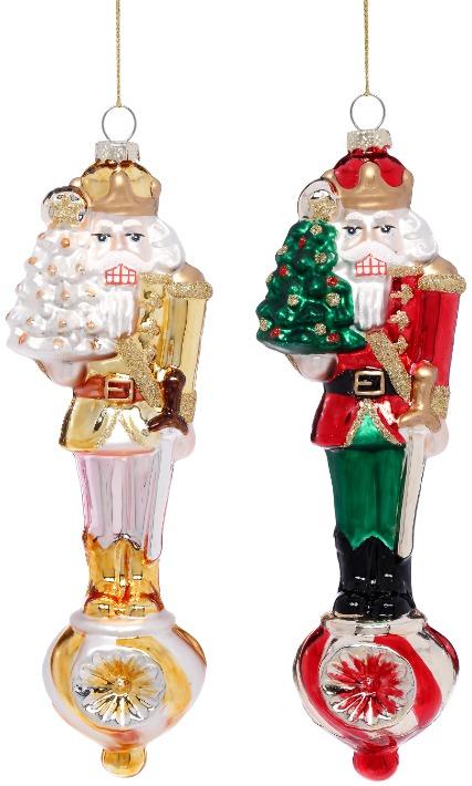 Festive Nutcracker Ornament, Box of 6 - 8 Inches