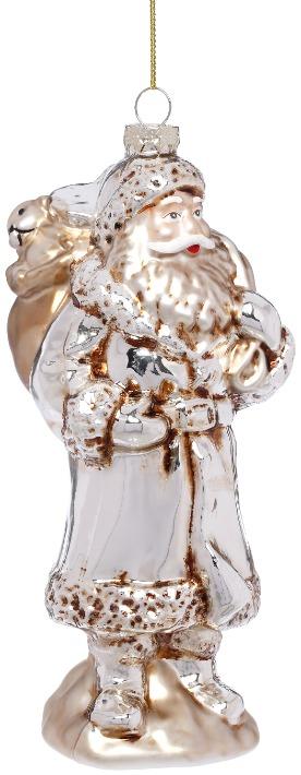 Vintate Santa Ornament, 8 Inches
