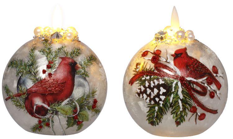 Cardinal Berry Décor, Assortment of 2 - 4 Inches