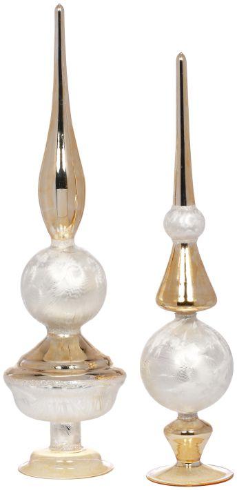 Christmas Finial, Assortment of 2 - 16 to 18 Inches