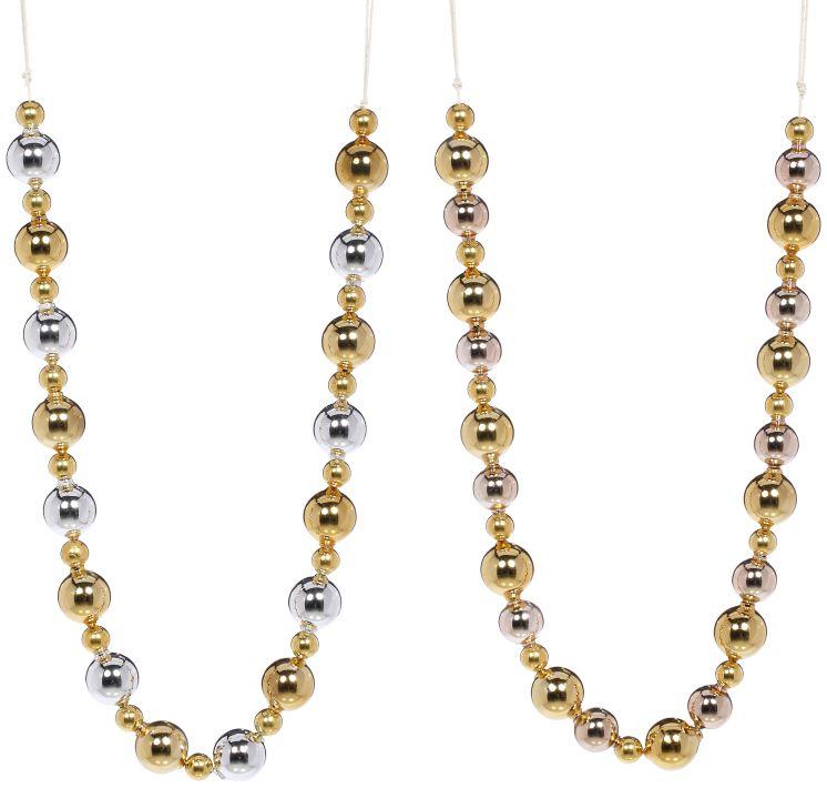 Two-Tone Ball Garland, Assortment of 2 - 32 Inches