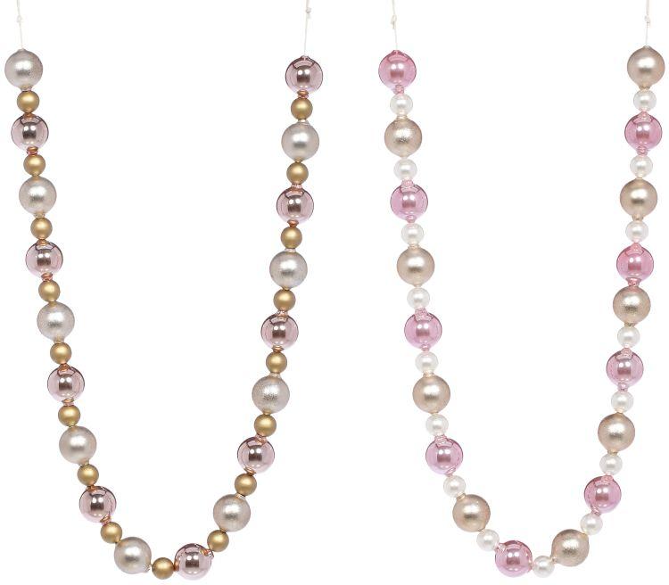 Beaded Garland, Assortment of 2 - 42 Inches