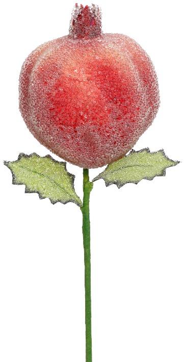 Christmas Pomegranate Pick , Box of 6 - 10 Inches