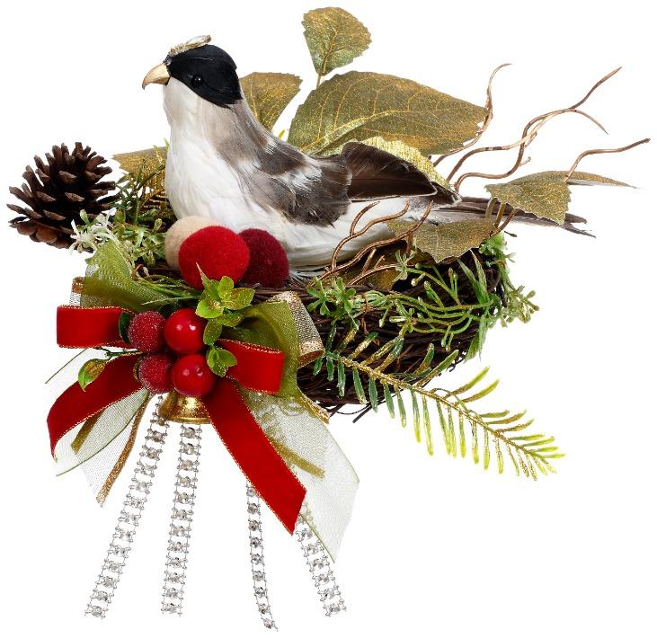 Cheerful Bird Nest -9.5 x 6 Inches