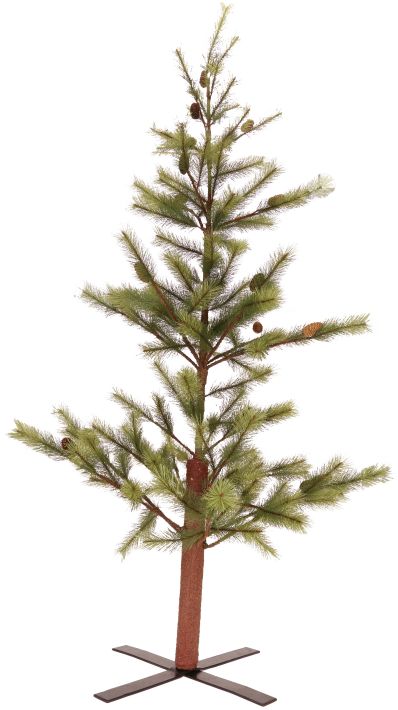 Pinetree with Metal Base - 6 Inches