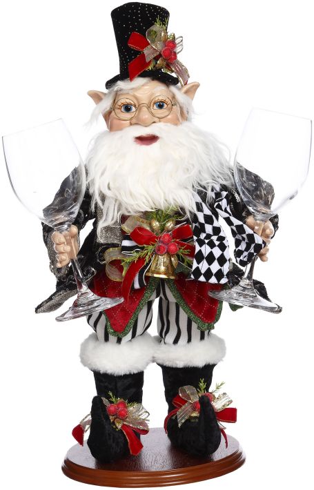 ELF W/WINEGLASSES20''