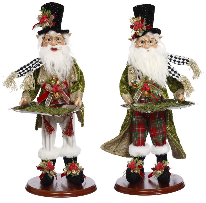 ELVES W/PLATTER 19.5'' A2