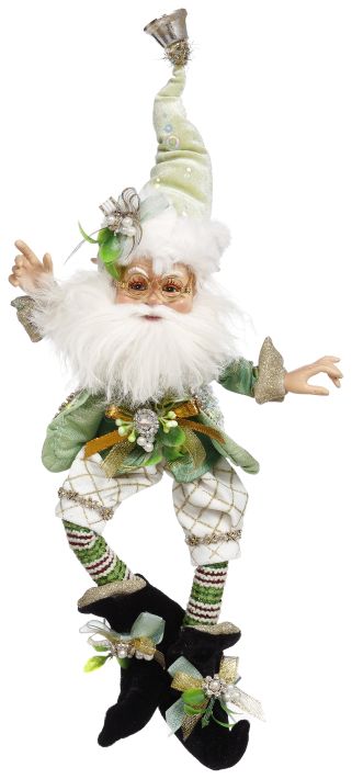 Medium 17.5-Inch Figurine Mark Roberts 2020 Collection North Pole Bell Ringer Elf 