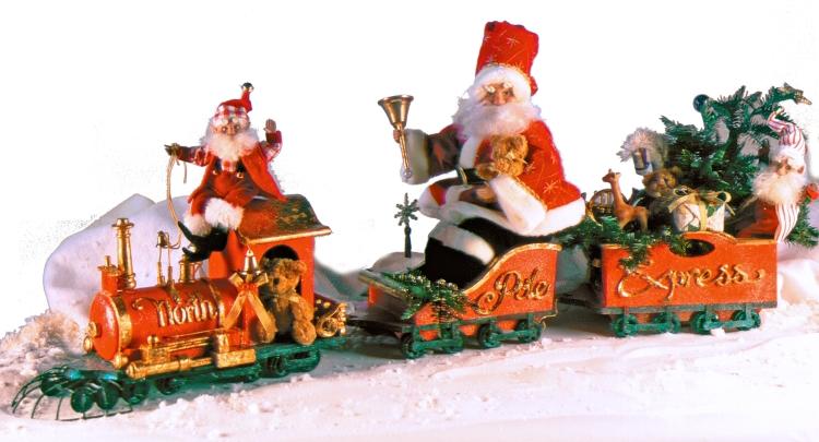 NORTHPOLE EXPRESS SANTA 17''