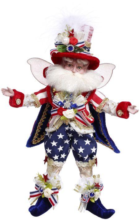 Let the Freedom Ring Fairy,  Small - 11 Inches