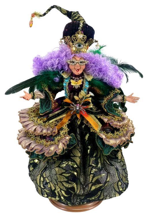 3 Eyed Potion Witch on Base, Small - 15.5 Inches