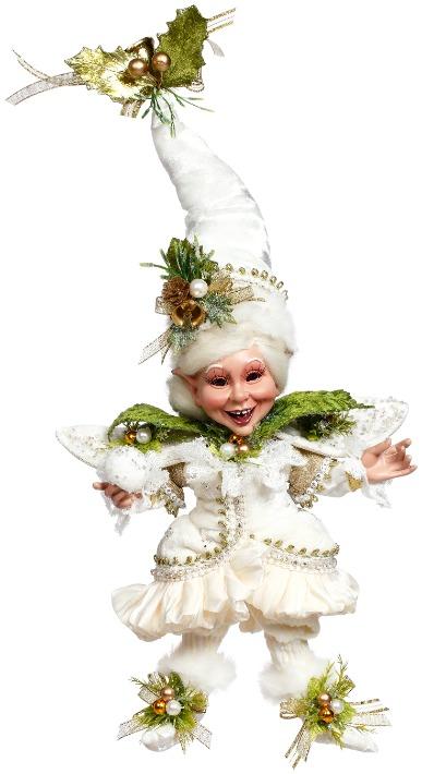Snow Belle Elf On Base, Small -