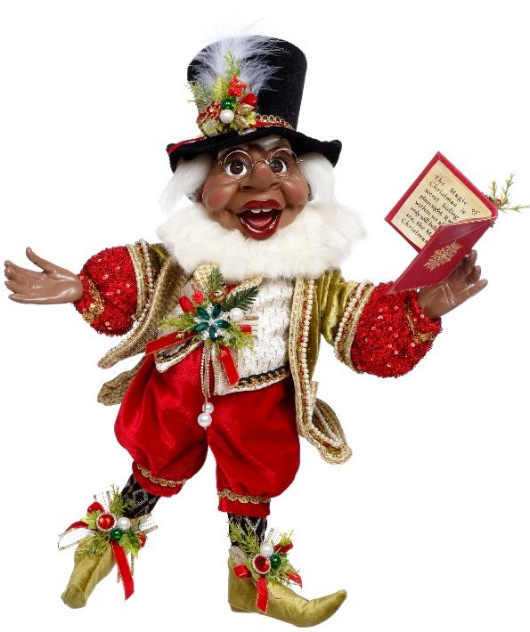 African American Christmas Carol Elf, Medium -