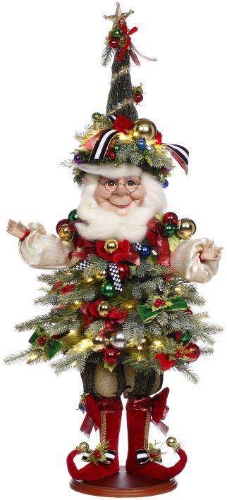 Christmas Tree Elf with Ligths, Medium -