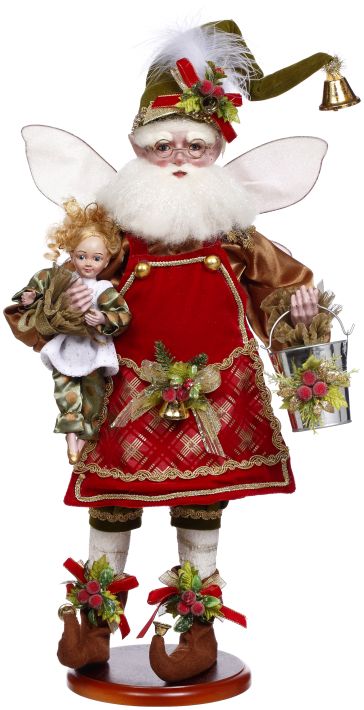 Eight Maids a-Milking Fairy on Base -