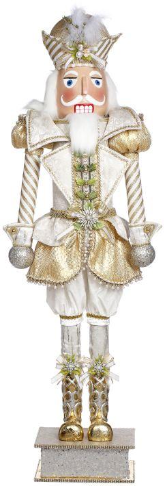 White Christmas Nutcracker, Large -