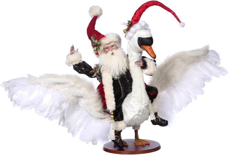 Santa On Goose - 22 Inches