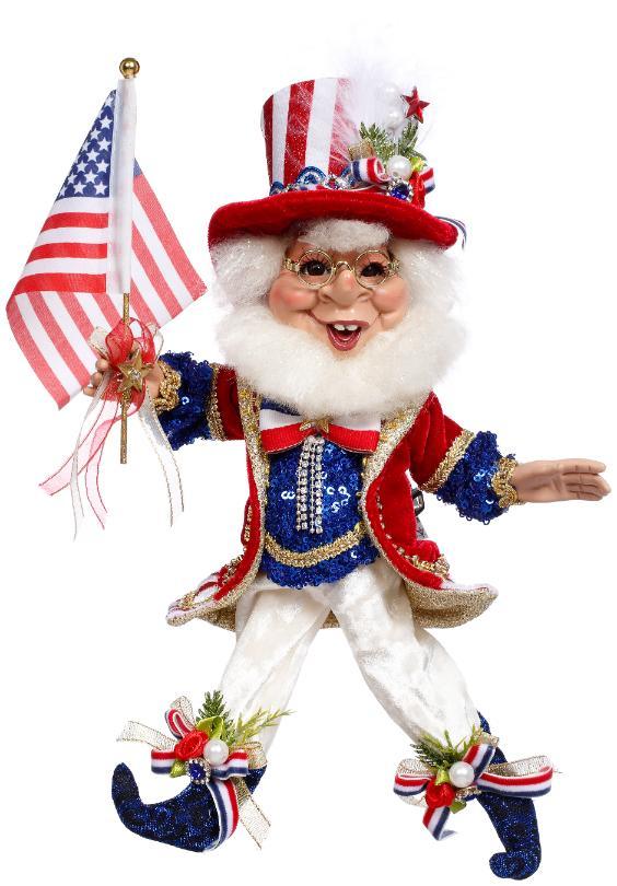 Patriotic Elf, Small - 10 Inches