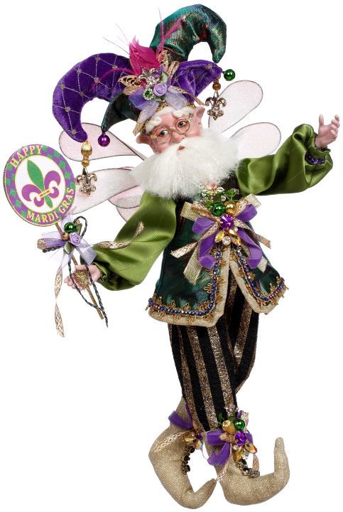Mardi Gras Fairy, Medium - 15 Inches