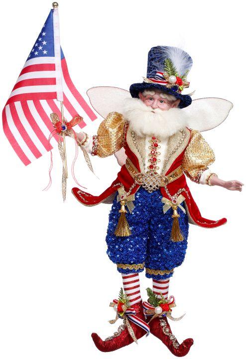 Flag Bearer Fairy, Medium - 15 Inches