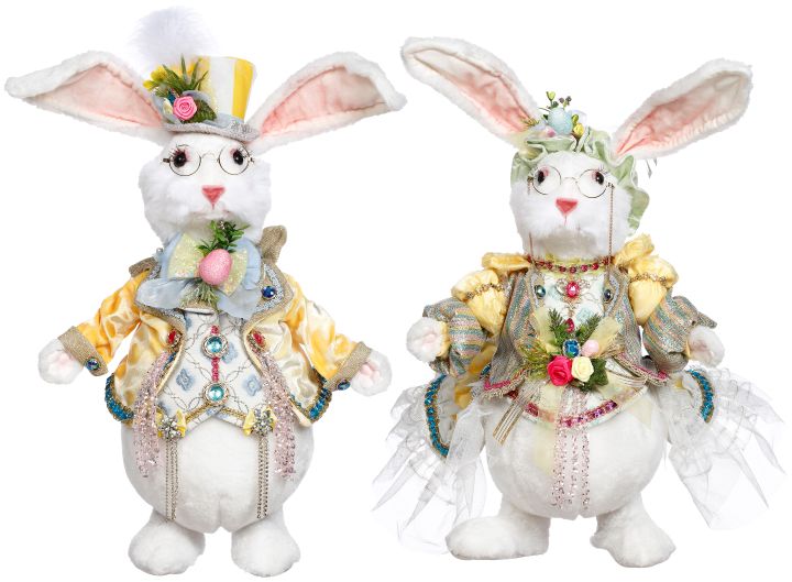 Fluffy Ruffy Rabbit, Assortment of 2 -