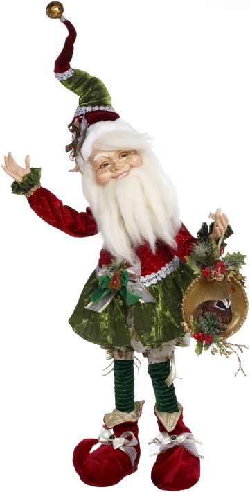 Partridge in a Pear Tree Northpole Elf, Large - 33 Inches