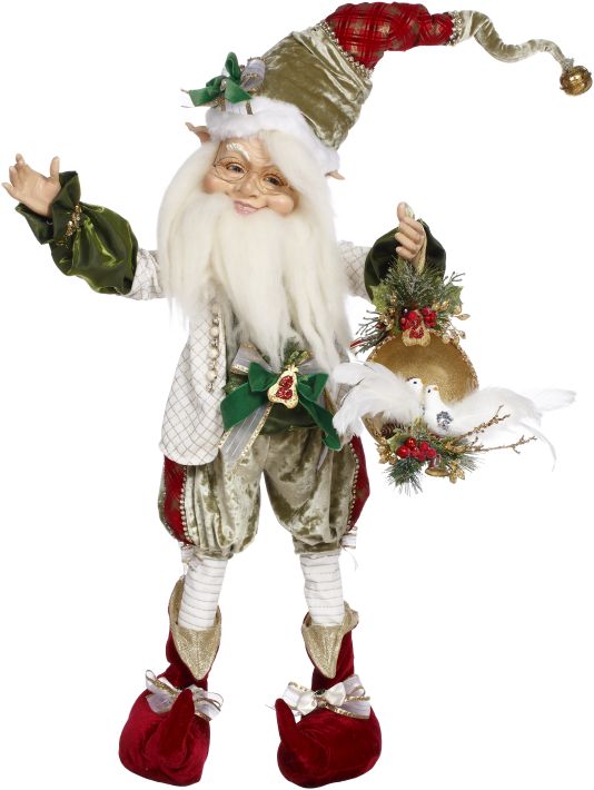 Two Turtle Doves Northpole Elf, Large - 34 Inches