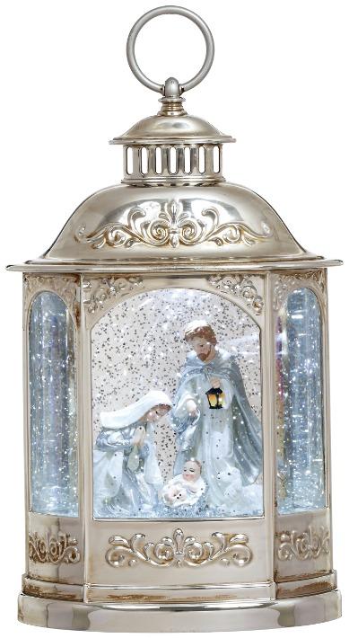 Nativity Lantern Scene with LED - 11 Inches