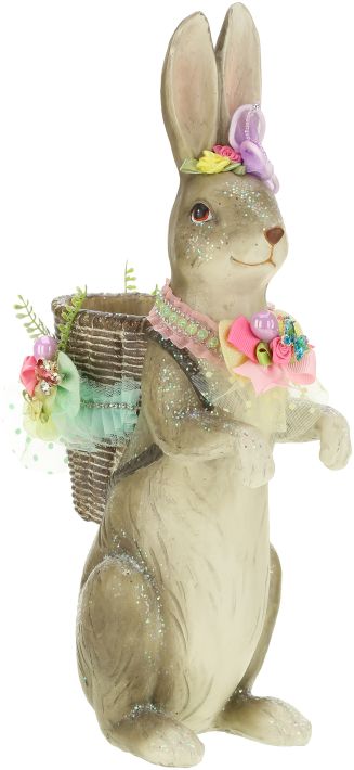 JWLD RABBIT WITH BASKET 14'' - Official Mark Roberts Wholesale Site
