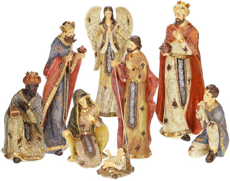 Byzantine Nativity Small - 4 to 13 Inches, Set of 8