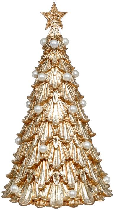 Pearl Star Christmas Tree - 14 Inches