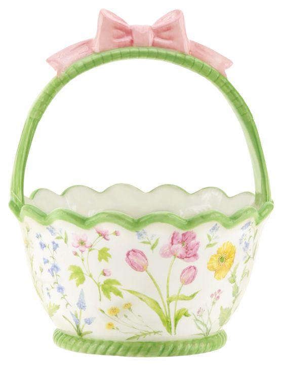 Floral Basket with Handle - 7 Inches
