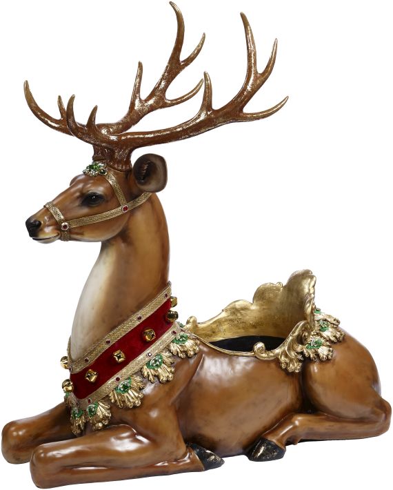 Sitting Deer - 43 x 45 Inches