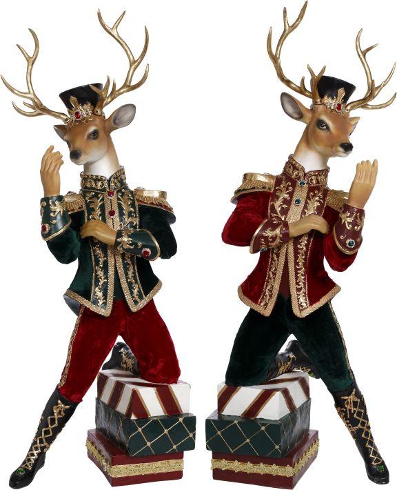 Reindeer Decor, Assortment of 2 - 37 Inches