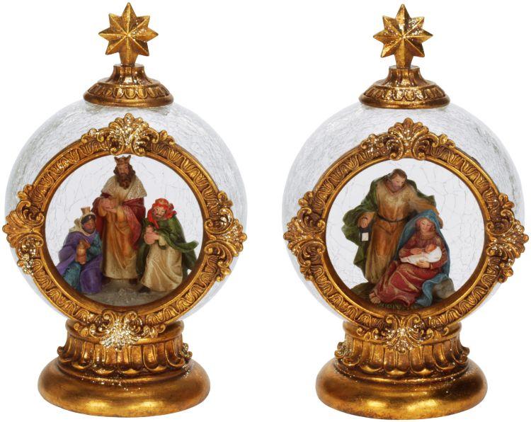 Nativity Finials - 10 Inches, Assortment Of 2