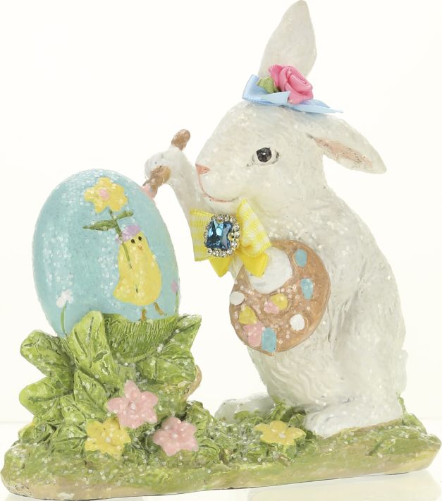 JEWELED BUNNY PAINTER 5.5'' - Official Mark Roberts Wholesale Site