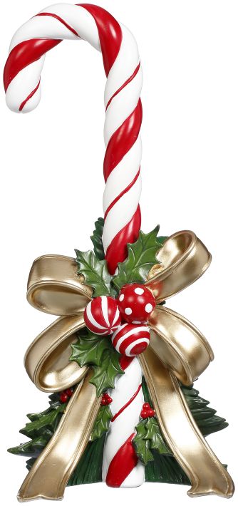 Candy Cane with Bow Tabletop, Small - 18 Inches