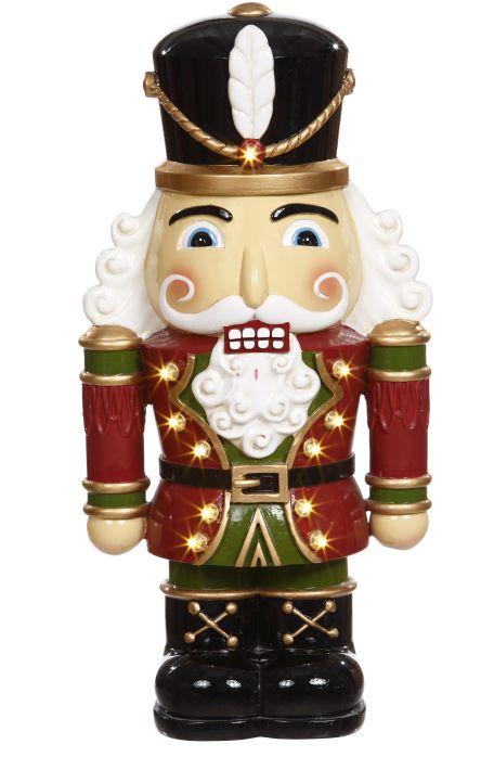 Nutcracker Soldier with Lights - 12 Inches