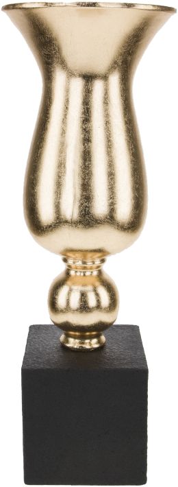 Pedestal Urn on Square Base - 31.5 Inches